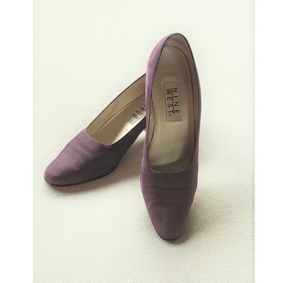 Nine West Suede Pumps, Dusky Purple - Picture 8 of 14